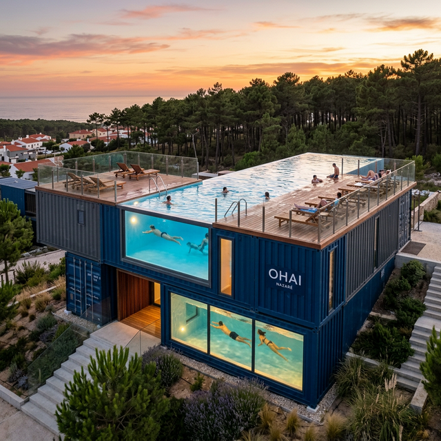 Piscina de Contenedores más alta de Europa